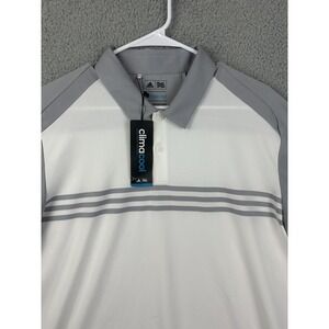 Adidas Shirt Mens Large Climacool Golf Polo Athletic Lightweight Stretch New